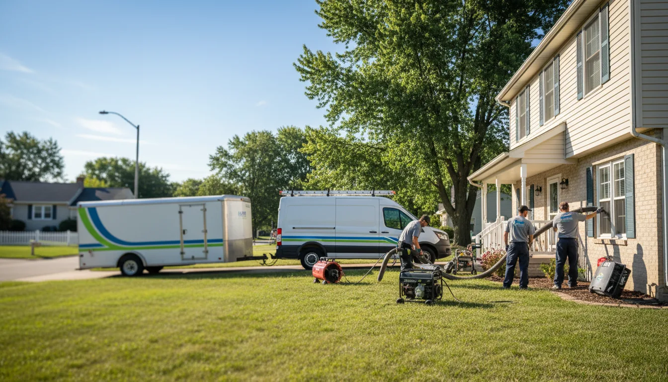 Flooded Basement Restoration And Cleanup With Repair in Prairie Du Sac, WI near me